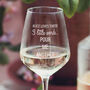 Personalised 'Pour Me Another' Wine Glass, thumbnail 2 of 5