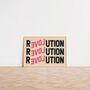 Revolution Retro Love Wall Print, thumbnail 6 of 6