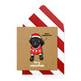 Handmade Christmas Labrador Funny Personalised Greeting Card, thumbnail 1 of 4