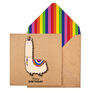 Handmade 3D Rainbow Birthday Cards Pack Of Five, thumbnail 6 of 6