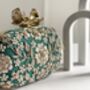 Roselyn Green Embroidered Clutch Bag, thumbnail 5 of 6