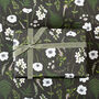 Botanical Gift Wrap 'Wild Meadow' Black, thumbnail 1 of 4