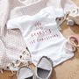 Personalised First Christmas Sleepsuit, thumbnail 2 of 11