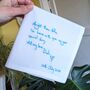 Hand Embroidered Personalised Remembrance Handkerchief, thumbnail 3 of 12