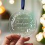 Personalised First Christmas Married Christmas Bauble, thumbnail 9 of 10
