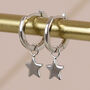 Star Huggie Earrings, thumbnail 1 of 2