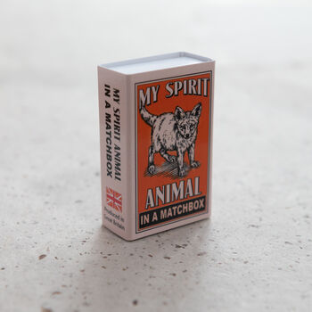 Wool Felt Fox Spirit Animal In A Matchbox, 6 of 7