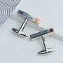 Personalised New Baby Bar Cufflinks, thumbnail 2 of 8