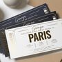 Paris Gift Voucher Gold Foil Holiday Reveal, thumbnail 3 of 9