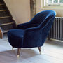 The New Pinta Armchair In Luxe Velvet, thumbnail 3 of 9