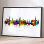 Torquay Skyline Cityscape Art Print, thumbnail 1 of 12