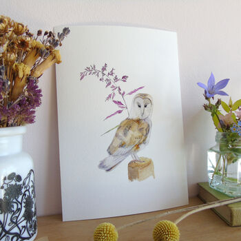 Barn Owl Giclee Fine Art Print, 7 of 9