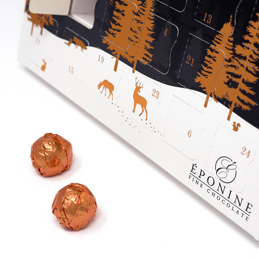 Luxury Vegan Chocolate Advent Calendar By Eponine Fine Chocolate