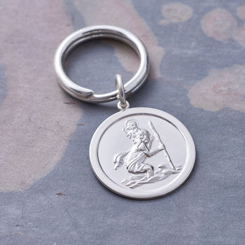 Personalised Saint St Christopher Key Ring, 3 of 8
