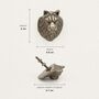 Regal Lion Head Brass Cabinet Knob, thumbnail 6 of 8