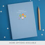 Personalised Travel Dreams A5 Cloth Bound Notebook, thumbnail 1 of 8