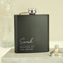 Personalised Wedding Hip Flask With Gift Box, thumbnail 5 of 10