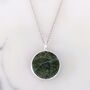 Peridot August Birthstone Necklace, Silver, thumbnail 1 of 8