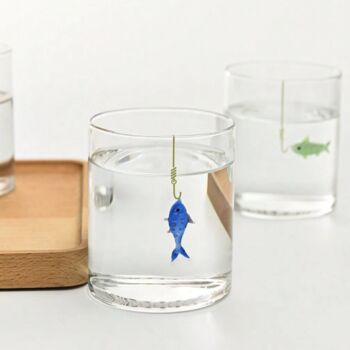 Gone Fishing Glass Tumbler, 3 of 4