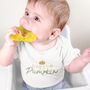 Organic Cotton ‘Little Pumpkin’ Baby Grow, thumbnail 3 of 5