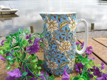 Large China Jug In William Morris Chrysanthemum Design, 3 of 12