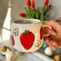 Strawberry Ceramic Coffee Mug, thumbnail 1 of 4