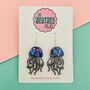 New Jellyfish Glitter Earrings *More Colours Available*, thumbnail 2 of 8