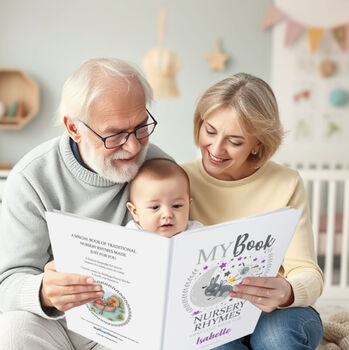 Nursery Rhymes Book Personalised For Baby, 2 of 12