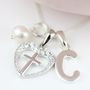 Personalised Child's Silver Christening Cross Pendant, thumbnail 1 of 4
