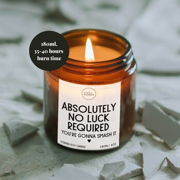 Exam Good Luck Gift, You're Gonna Smash It Candle With Matches, 2 of 11