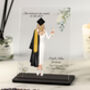 Personalised Graduation Acrylic Gift | Custom Female Graduate Keepsake, thumbnail 1 of 7