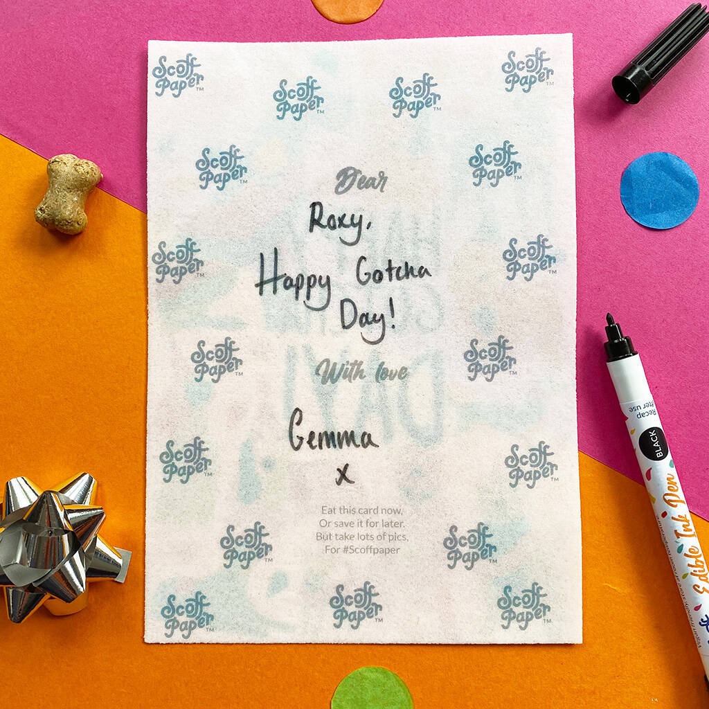 Edible Ink Pen For Dogs By Scoff Paper