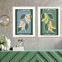 Citrus Shoe Tree Lemon Wall Art Stilletto Leaf Print, thumbnail 6 of 7