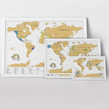 Scratch Off® 'Push Pin' World Map Bundle, 6 of 7