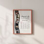 Personalised Anniversary Film Strip Calendar Print, thumbnail 5 of 8