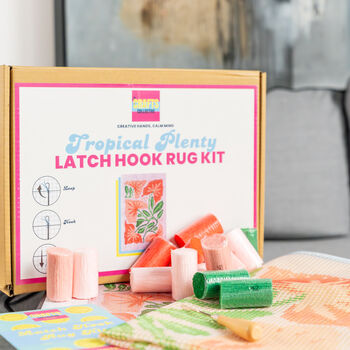 Tropical Plenty Latch Hook Rug Craft Kit, 6 of 6