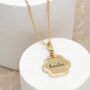 Personalised 9ct Gold Flower Necklace, thumbnail 1 of 3