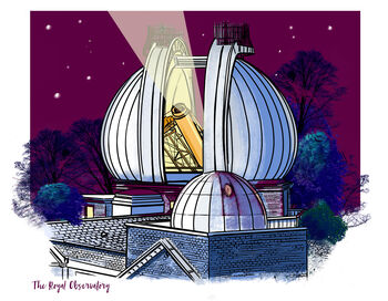 The Royal Observatory London Blank Card, 2 of 2