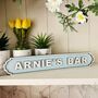 Pub / Bar Vintage Personalised Wooden Road Signs, thumbnail 5 of 11