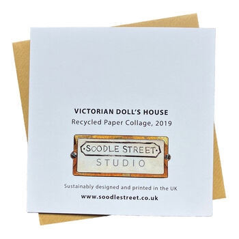 Victorian Doll's House Greetings Card, 2 of 4