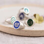 Sterling Silver And Enamel Zodiac Star Sign Signet Ring, thumbnail 10 of 10