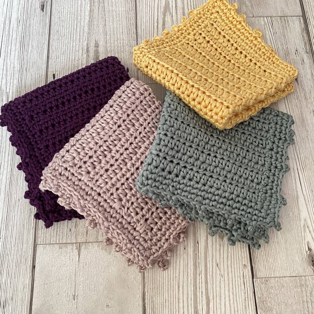 Premium Quality Soft Cotton Facecloths By HookAway4Crochet ...