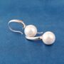 Genuine Freshwater Pearl Drop Hook Earrings, thumbnail 5 of 7