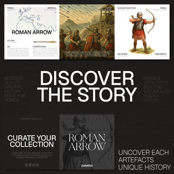 Bronze Roman Arrowhead Authentic Artefact Frame, 3 of 4