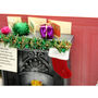 Luxury Christmas Fireplace Card, thumbnail 5 of 6