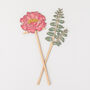 Wooden Peony Flower, thumbnail 6 of 8