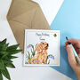 Personalised Dog And Butterfly Birthday Card, thumbnail 4 of 5