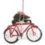 Bicycle With Christmas Tree Shaped Bauble, thumbnail 3 of 3