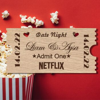 Retro Cinema Ticket Movie Date Night Valentines Day, 10 of 11