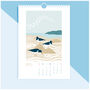 2025 Coastal Illustrated Mini Wall Calendar, thumbnail 3 of 6